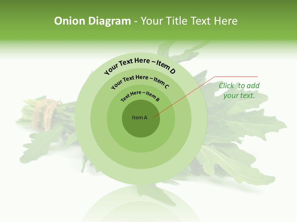 Eating Sativa White PowerPoint Template