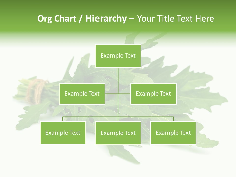 Eating Sativa White PowerPoint Template