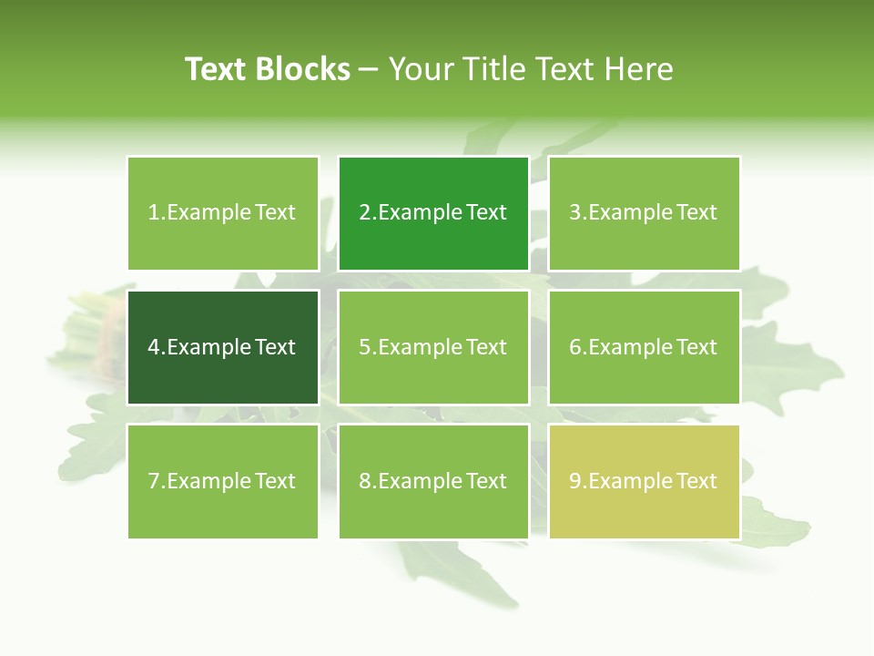 Eating Sativa White PowerPoint Template