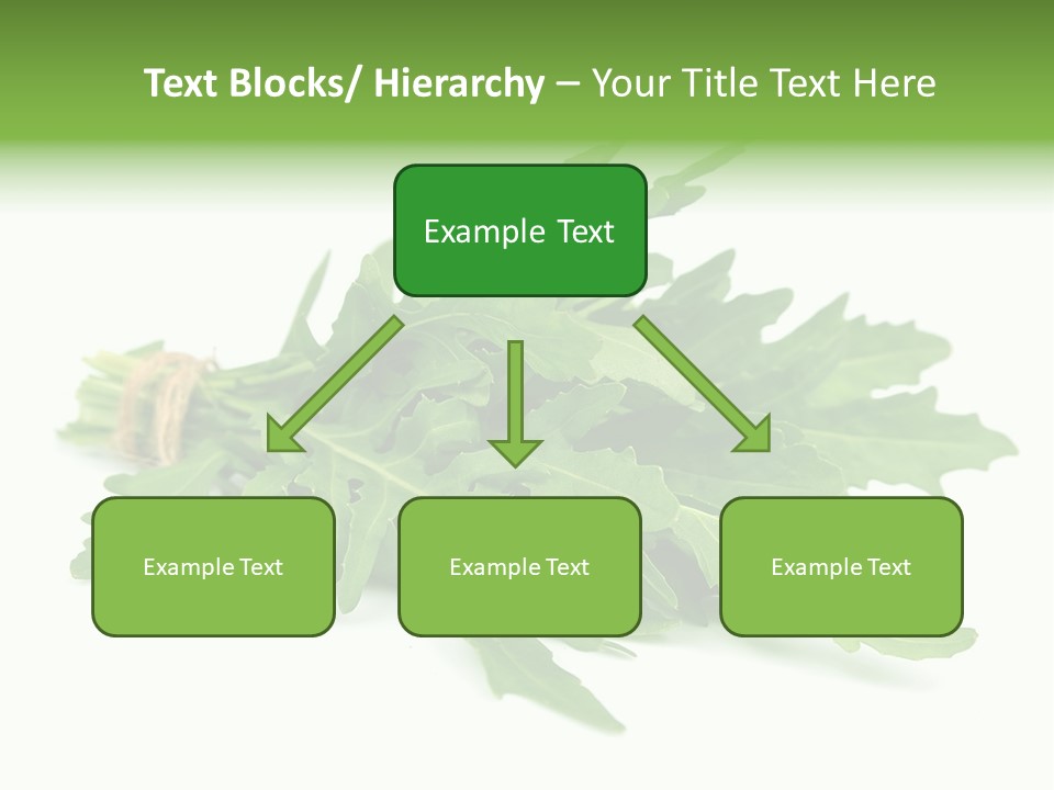 Eating Sativa White PowerPoint Template