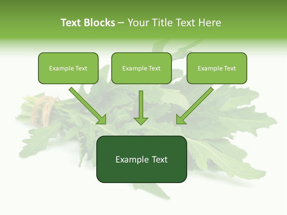 Eating Sativa White PowerPoint Template
