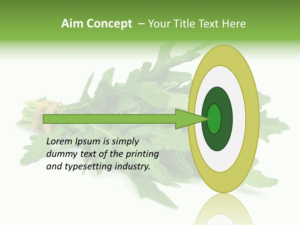 Eating Sativa White PowerPoint Template
