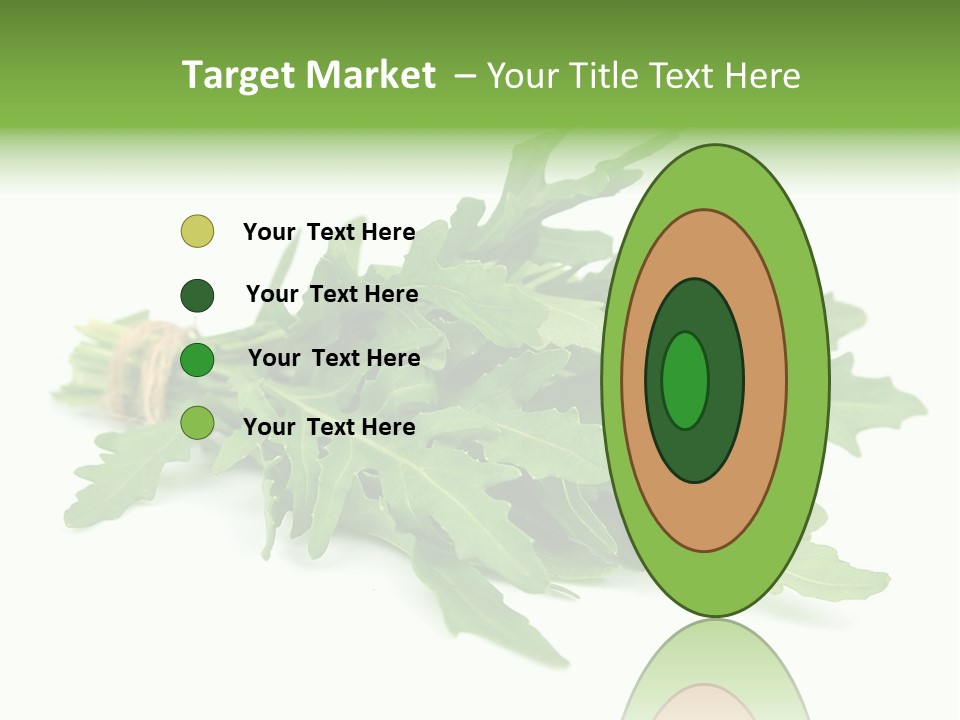 Eating Sativa White PowerPoint Template