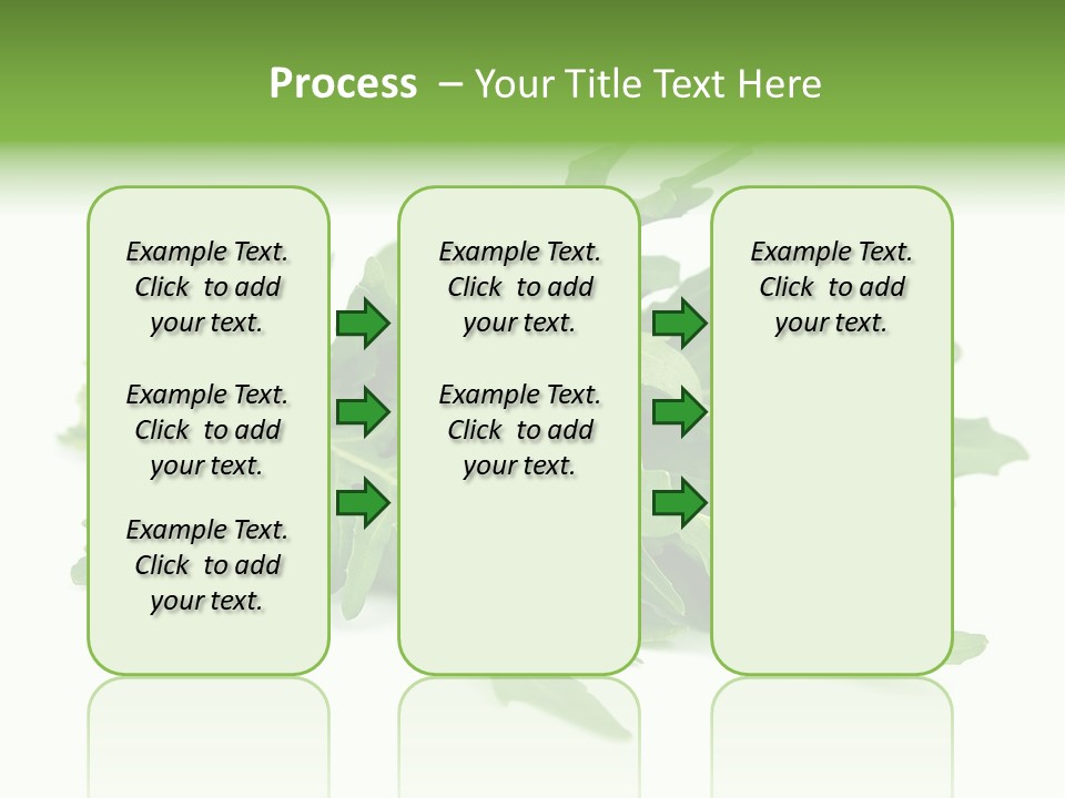 Eating Sativa White PowerPoint Template