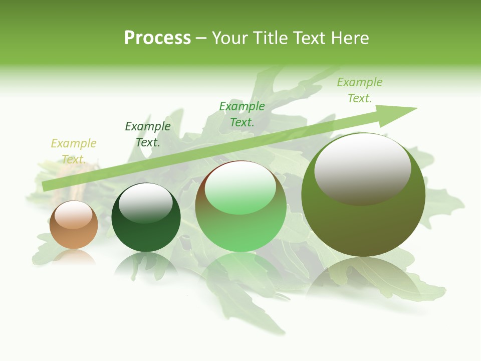 Eating Sativa White PowerPoint Template