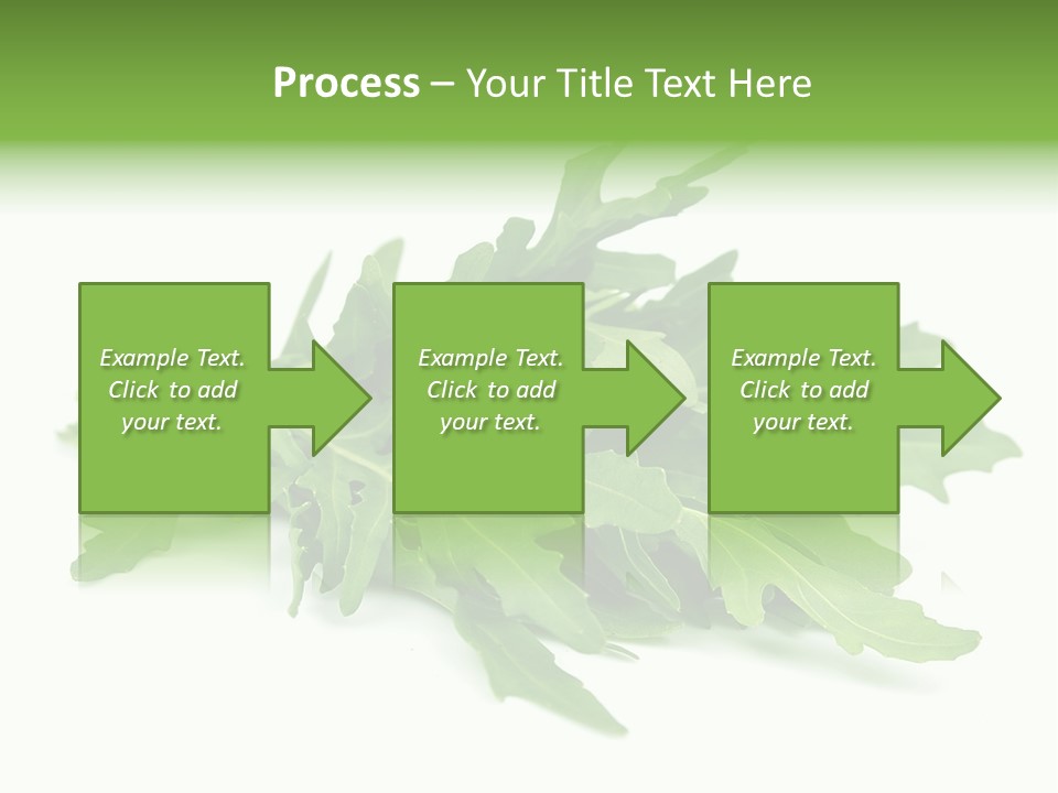 Eating Sativa White PowerPoint Template