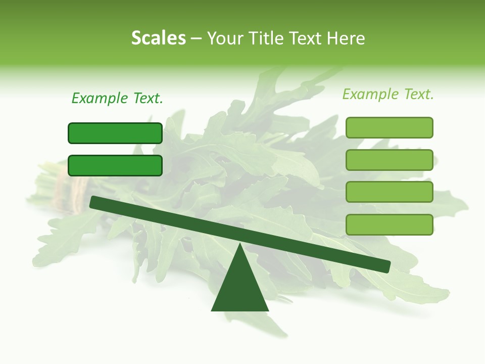 Eating Sativa White PowerPoint Template