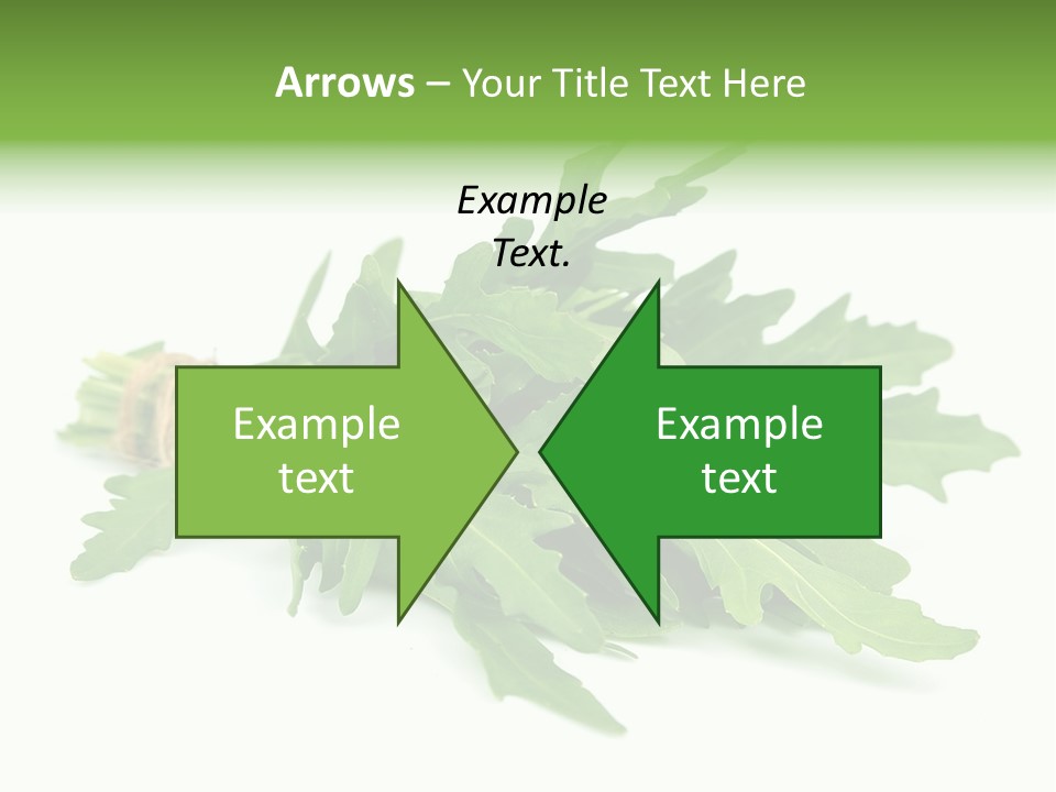 Eating Sativa White PowerPoint Template