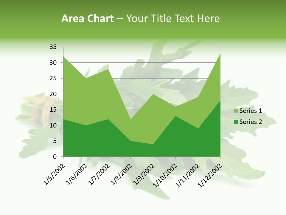 Eating Sativa White PowerPoint Template