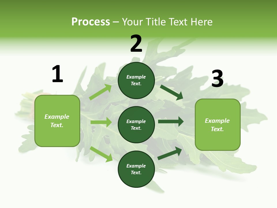 Eating Sativa White PowerPoint Template