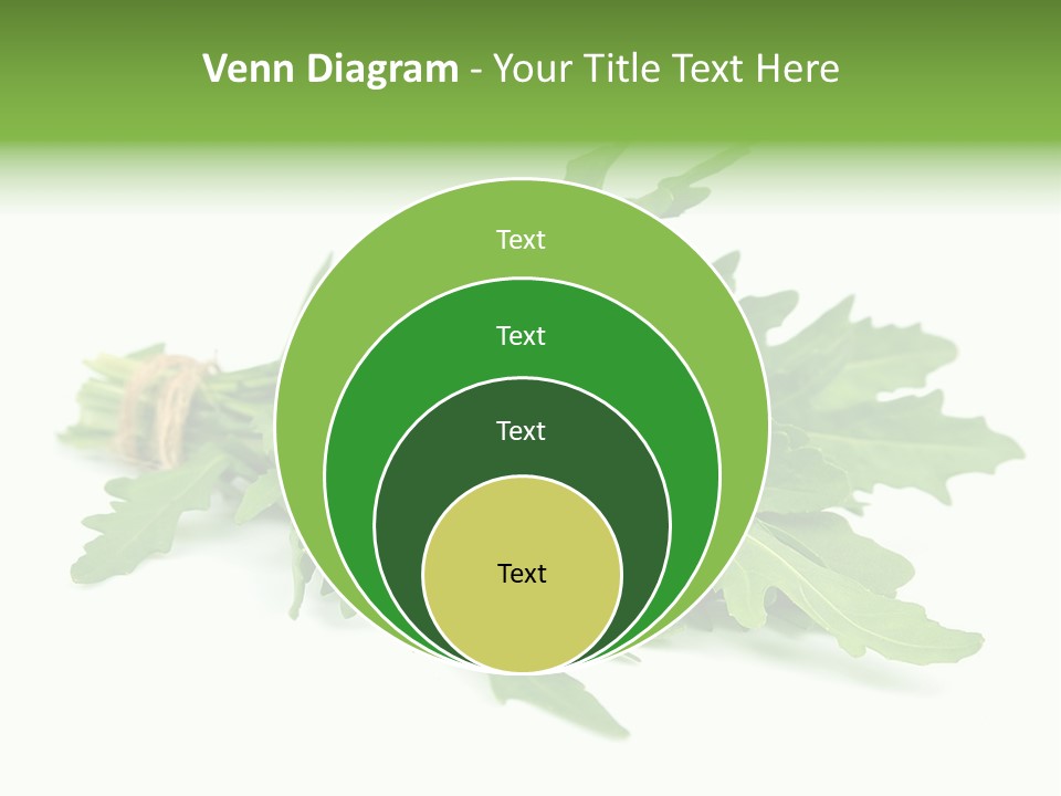 Eating Sativa White PowerPoint Template