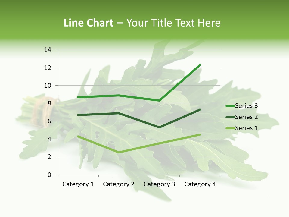 Eating Sativa White PowerPoint Template