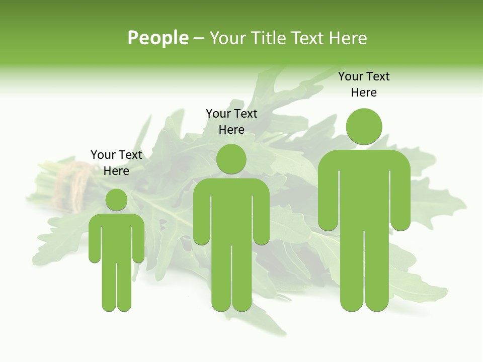 Eating Sativa White PowerPoint Template