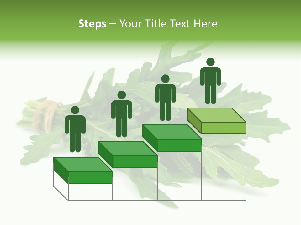 Eating Sativa White PowerPoint Template