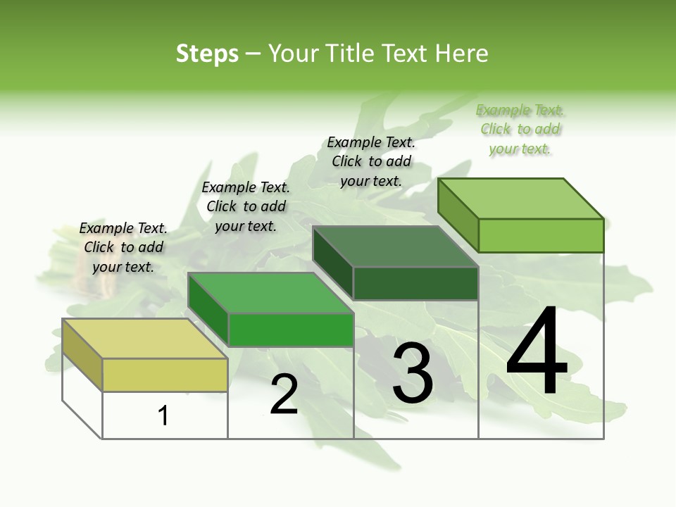 Eating Sativa White PowerPoint Template
