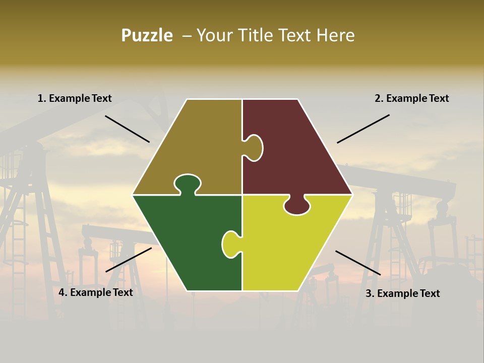 Exploration Outdoor Gas PowerPoint Template