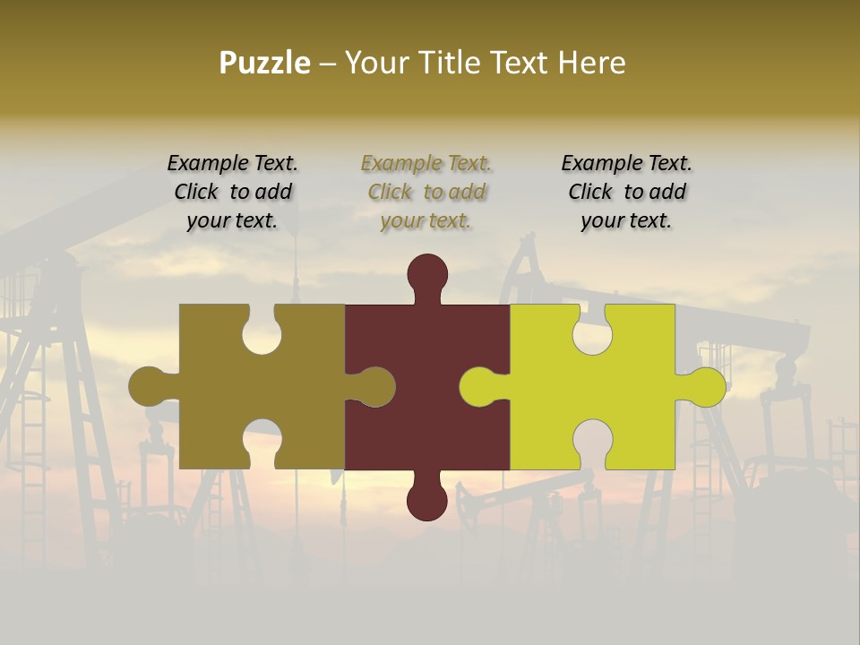 Exploration Outdoor Gas PowerPoint Template