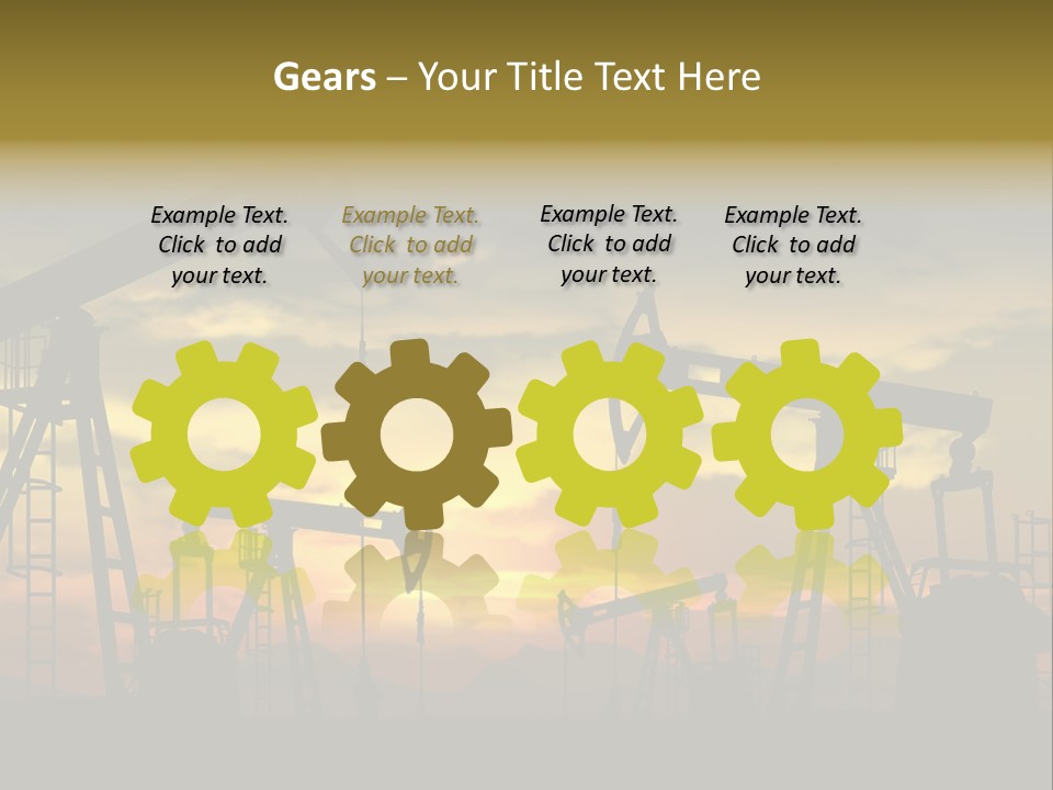 Exploration Outdoor Gas PowerPoint Template