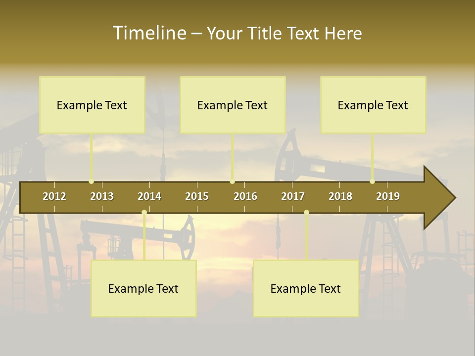 Exploration Outdoor Gas PowerPoint Template