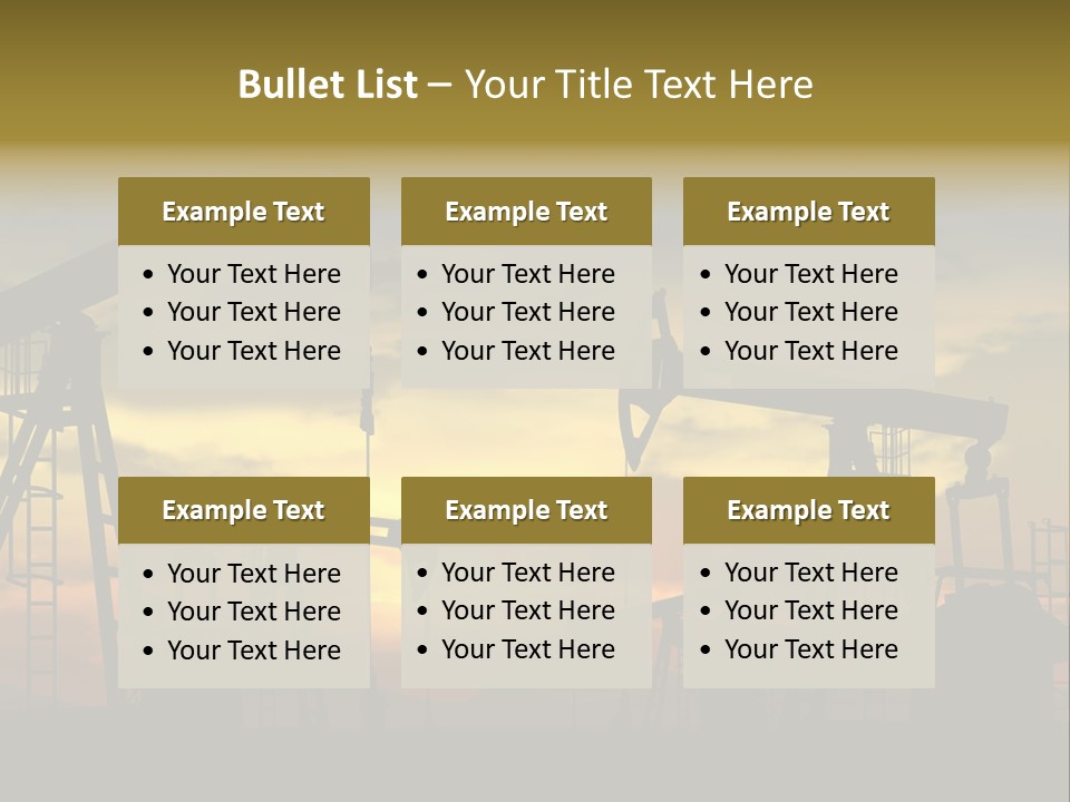 Exploration Outdoor Gas PowerPoint Template