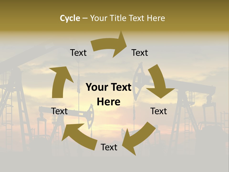 Exploration Outdoor Gas PowerPoint Template