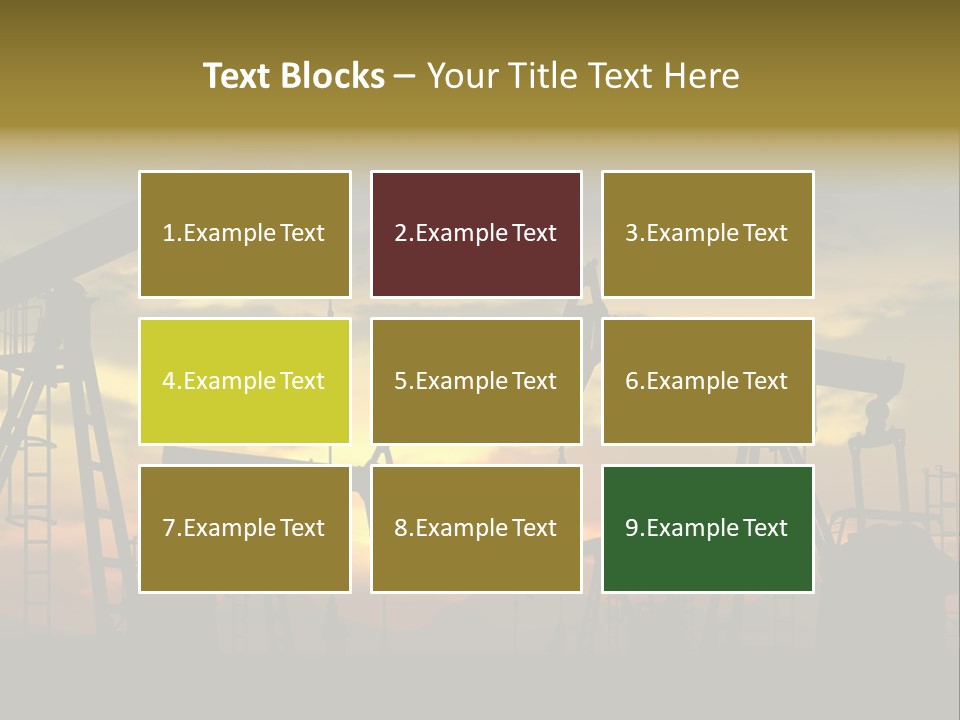 Exploration Outdoor Gas PowerPoint Template