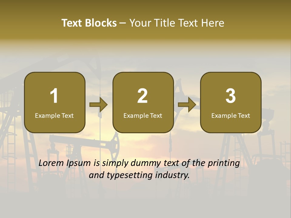 Exploration Outdoor Gas PowerPoint Template
