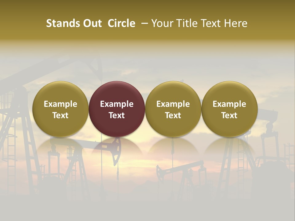 Exploration Outdoor Gas PowerPoint Template