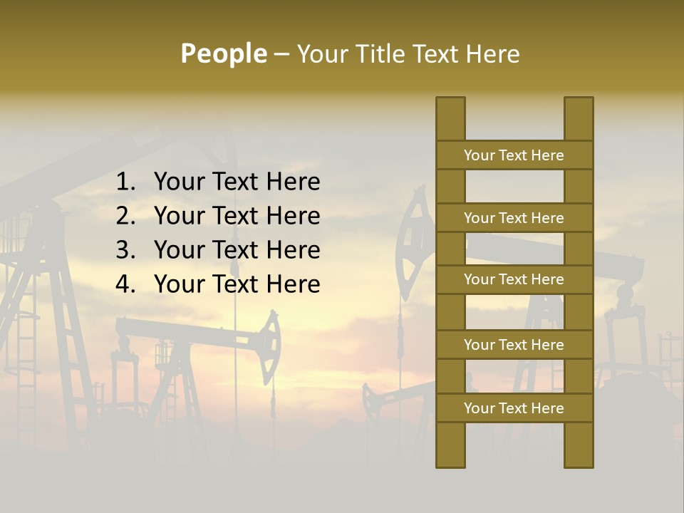 Exploration Outdoor Gas PowerPoint Template