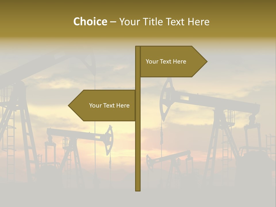 Exploration Outdoor Gas PowerPoint Template