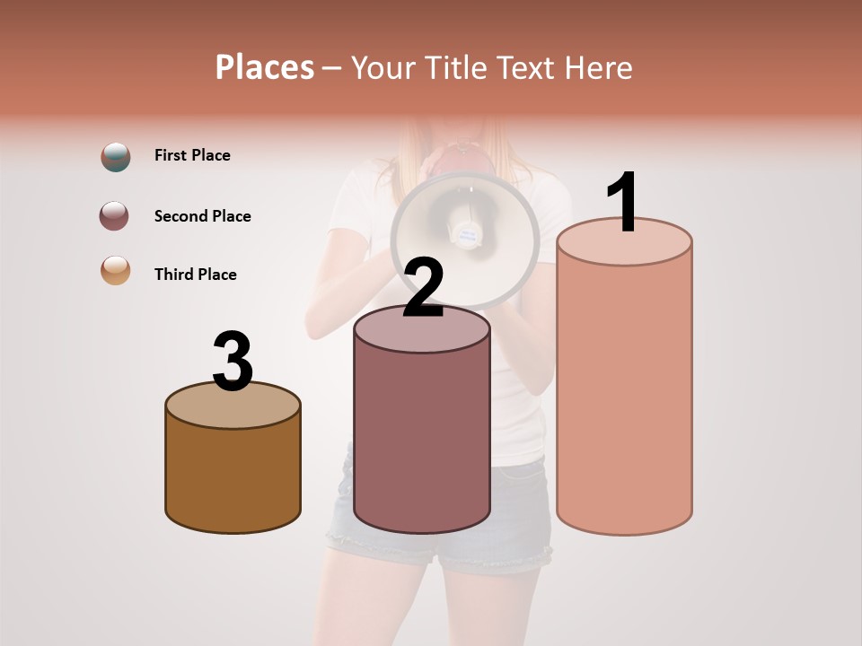 Bullhorn Casual Urgent PowerPoint Template
