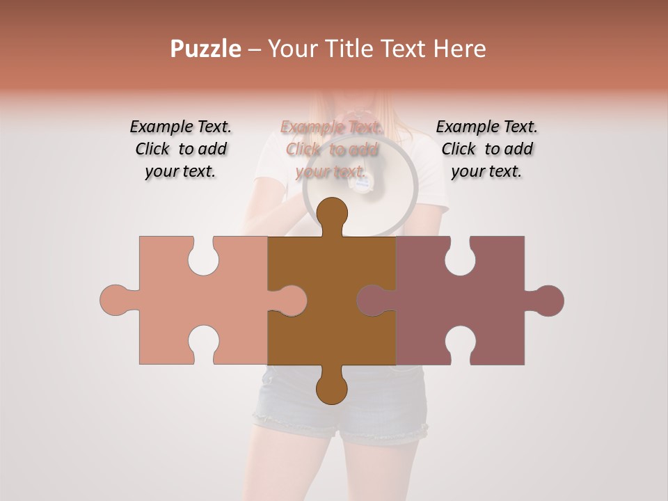 Bullhorn Casual Urgent PowerPoint Template