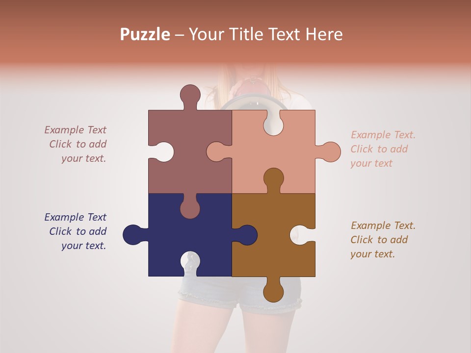 Bullhorn Casual Urgent PowerPoint Template