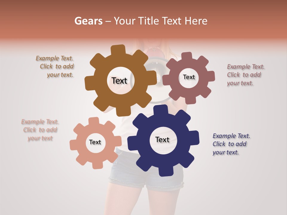 Bullhorn Casual Urgent PowerPoint Template