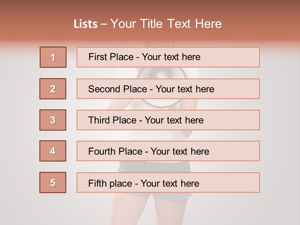 Bullhorn Casual Urgent PowerPoint Template