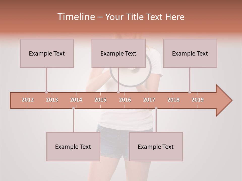 Bullhorn Casual Urgent PowerPoint Template