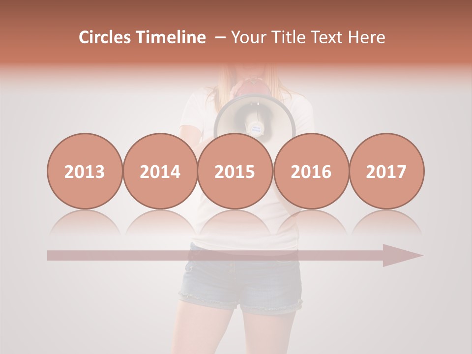 Bullhorn Casual Urgent PowerPoint Template