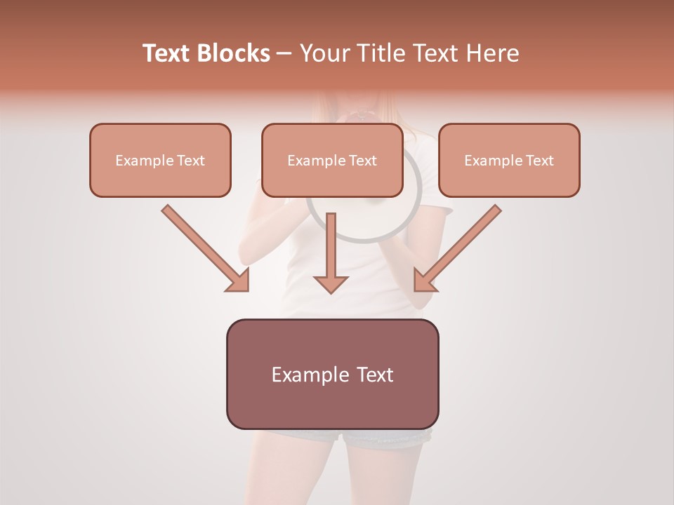 Bullhorn Casual Urgent PowerPoint Template