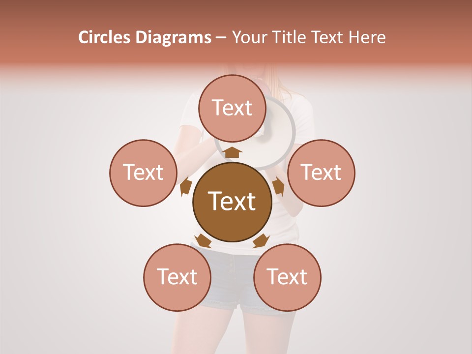 Bullhorn Casual Urgent PowerPoint Template