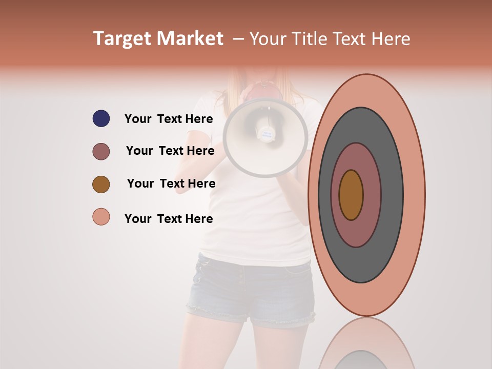 Bullhorn Casual Urgent PowerPoint Template