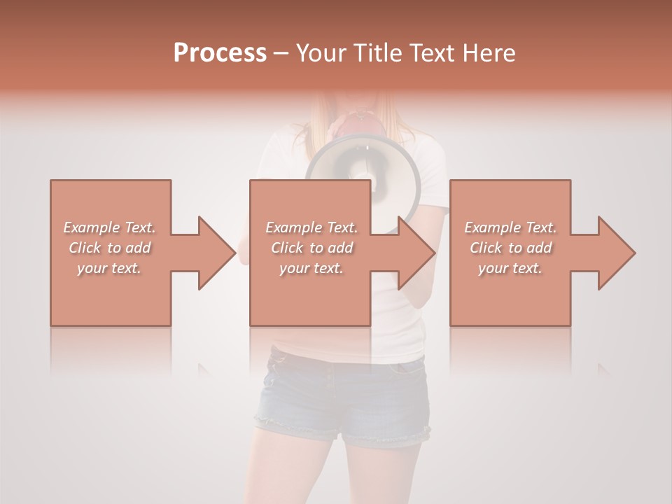 Bullhorn Casual Urgent PowerPoint Template