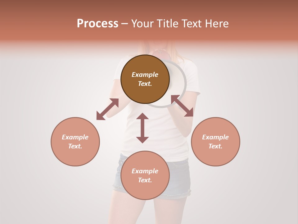 Bullhorn Casual Urgent PowerPoint Template