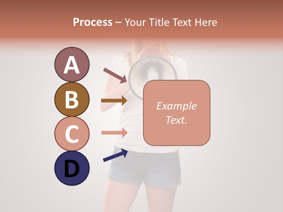 Bullhorn Casual Urgent PowerPoint Template