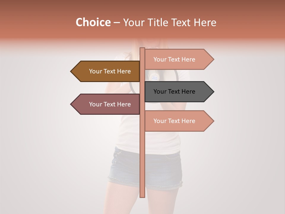Bullhorn Casual Urgent PowerPoint Template