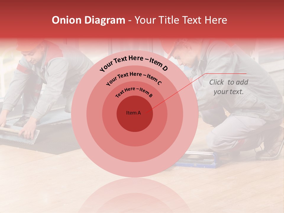 Interiors Cement Labor PowerPoint Template