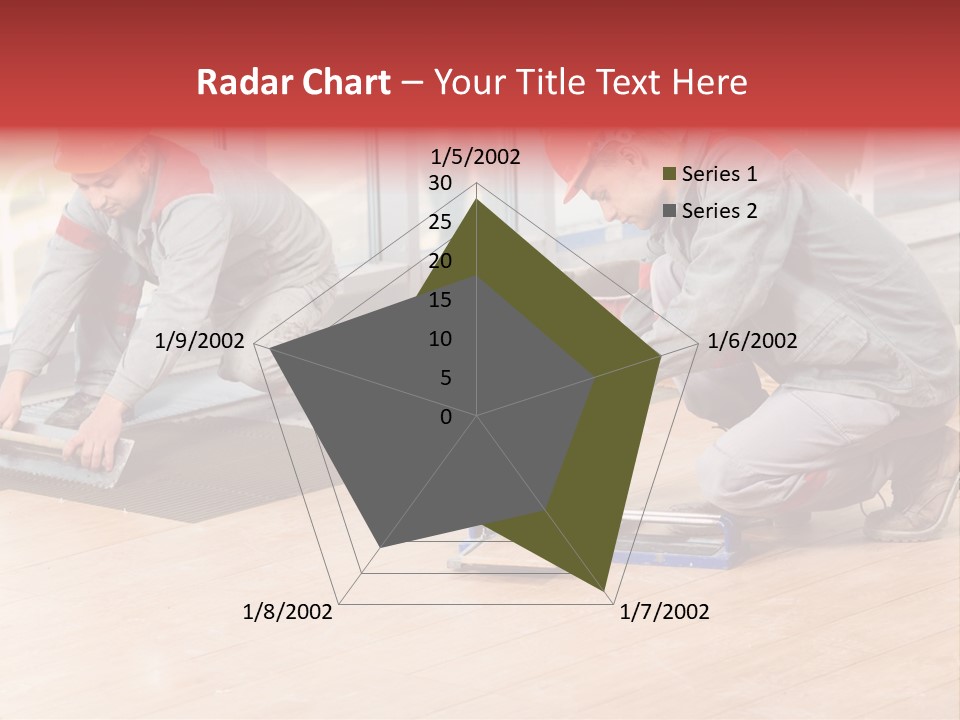 Interiors Cement Labor PowerPoint Template