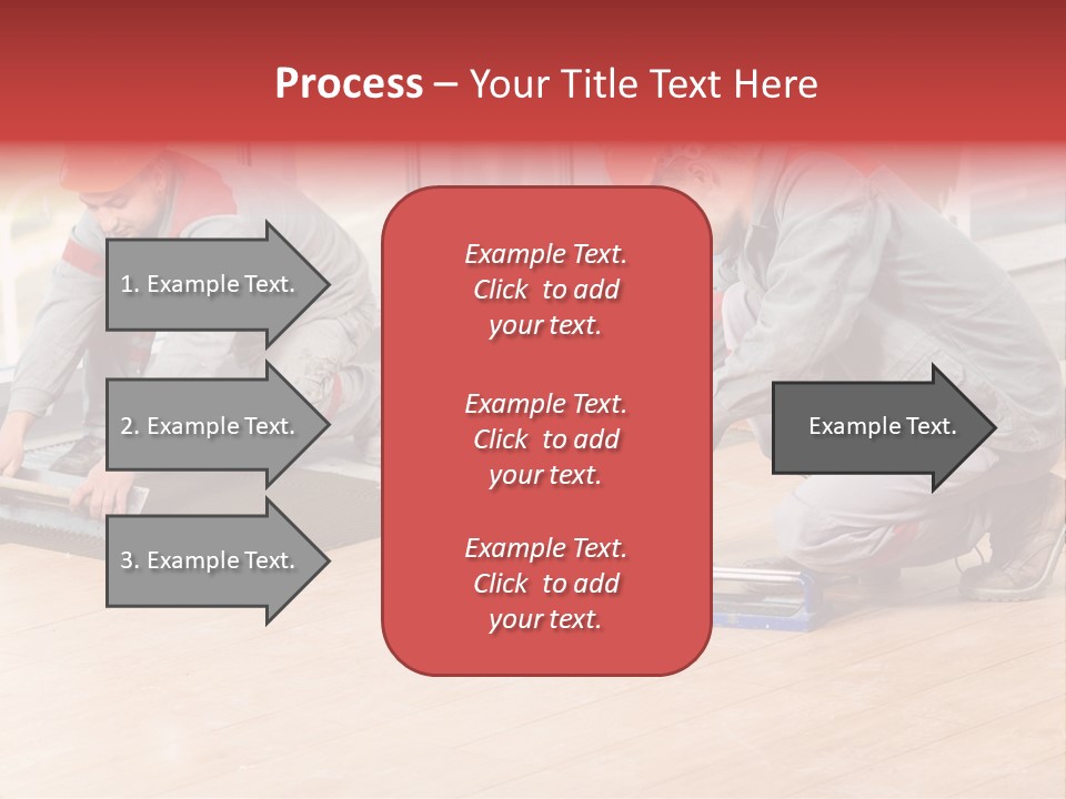 Interiors Cement Labor PowerPoint Template