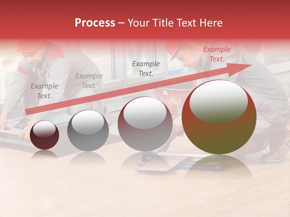 Interiors Cement Labor PowerPoint Template