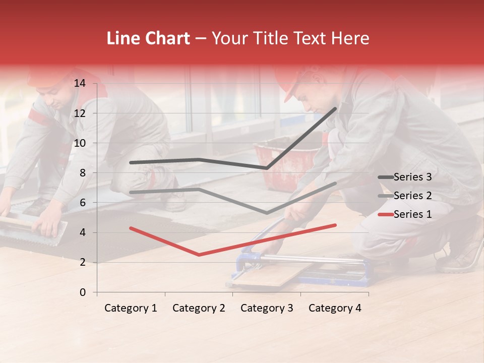 Interiors Cement Labor PowerPoint Template