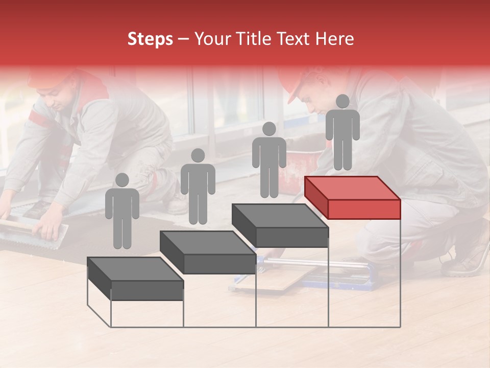 Interiors Cement Labor PowerPoint Template